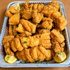 1/2 Pan catfish nuggets family