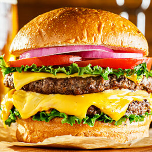 chesse burger sandwich