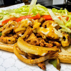 grill chicken kebab sandwich