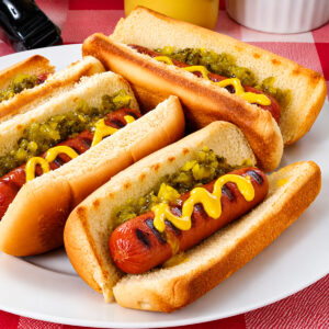 jumbo beef hotdog